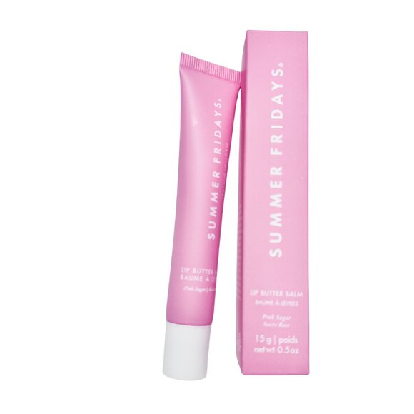 Pink Sugar (1 pcs ) Summer Fridays Lip Butter Balm Conditioning Lip Mask New box - Picture 1 of 2